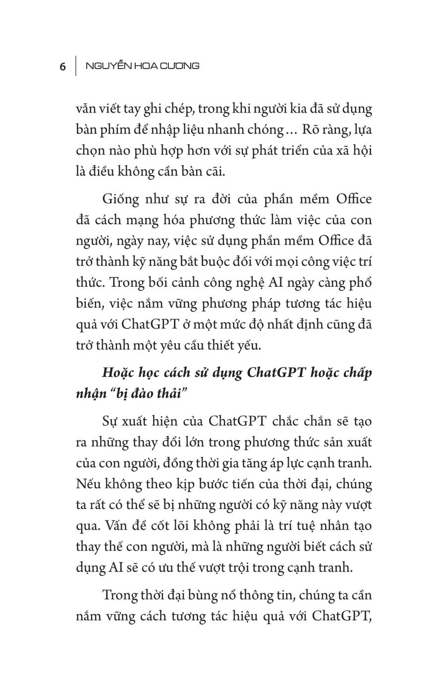 THỜI ĐẠI AI - LÀM THẾ NÀO ĐỂ CHATGPT HIỆU QUẢ